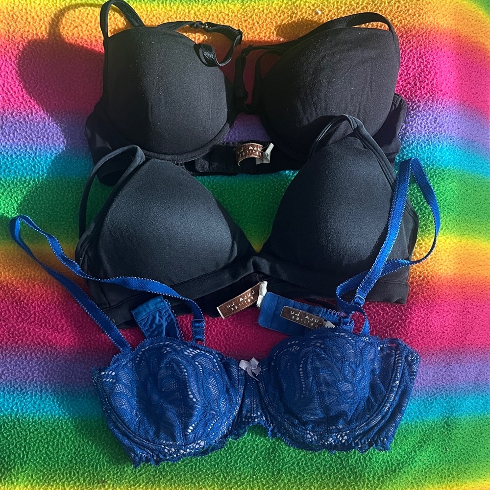 3 Bras - 34A and 34Aa
